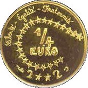 ¼ Euro Children's Euro Design, France, 2002 reverse image
