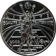 ¼ Euro World Cup Soccer reverse image
