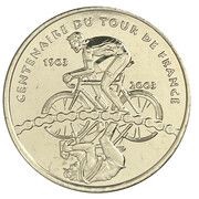 ¼ Euro Tour de France, France, 2003 reverse image