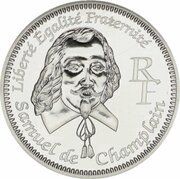 ¼ Euro Samuel de Champlain obverse image