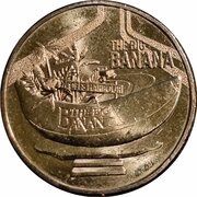 1 Dollar In the name of Elizabeth II; 6th Portrait - The Big Banana, Australia, 2023 reverse image