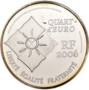 ¼ d'Euro Fondation des Hôpitaux de France obverse image