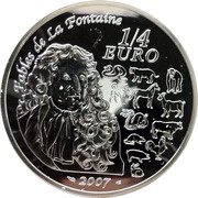¼ Euro Year of the Pig, France, 2007 reverse image
