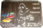 ¼ Euro Edgar Degas, France, 2007 reverse image