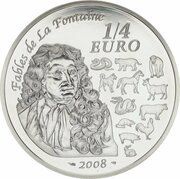 ¼ Euro Year of the Rat, France, 2008 reverse image
