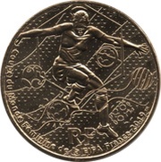 ¼ Euro FIFA Women World Cup: Africa obverse image