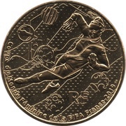 ¼ Euro FIFA Women World Cup: Europe obverse image