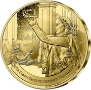 ¼ Euro Coronation of Napoleon reverse image