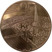 ¼ Euro JO 2024 Paris Natation obverse image