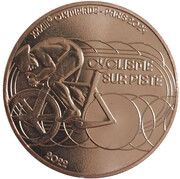 ¼ Euro JO 2024 Paris, Track cycling reverse image