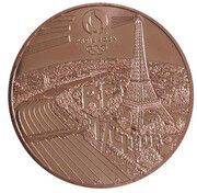 ¼ Euro JO 2024 Paris, kite obverse image