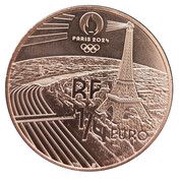 ¼ Euro breaking obverse image