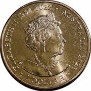 1 Dollar In the name of Elizabeth II; 6th Portrait - The Big Lobster obverse image