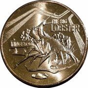 1 Dollar In the name of Elizabeth II; 6th Portrait - The Big Lobster, Australia, 2023 reverse image