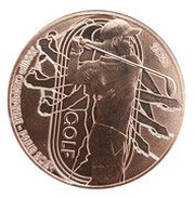 ¼ Euro golf, France, 2023 reverse image