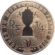 ¼ Euro Rugby World Cup 2023 - Scotland obverse image