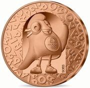 ¼ Euro Olympic Games - Mascot, France, 2023 reverse image