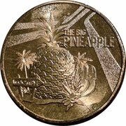 1 Dollar In the name of Elizabeth II; 6th Portrait - The Big Pineapple, Australia, 2023 reverse image