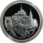 1½ Euros Mont Saint Michel Abbey, France, 2002 reverse image