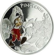 1½ Euros Pinocchio, France, 2002 reverse image