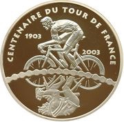 1½ Euros Tour de France, France, 2003 reverse image