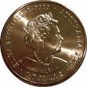 1 Dollar In the name of Elizabeth II; 6th portrait - Creatures of the Deep obverse image