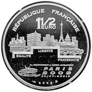 1½ Euros High-Jump obverse image