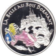 1½ Euros Sleeping Beauty, France, 2003 reverse image