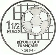 1½ Euros FIFA obverse image