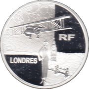 1½ Euros The Great Air Express Paris-London obverse image