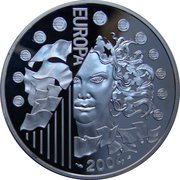 1½ Euros Enlargement of the European Union, France, 2004 reverse image