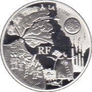 1½ Euros From the Earth to the Moon obverse image
