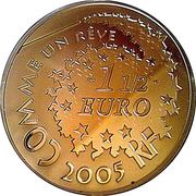 1½ Euros Kitty at Café obverse image