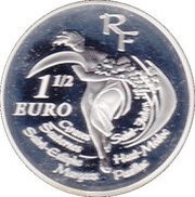 1½ Euros Bordeaux Wines obverse image