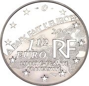1½ Euros World War II obverse image