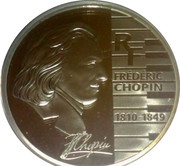 1½ Euros Fryderyk Chopin obverse image