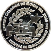 1½ Euros Renault F1, France, 2006 reverse image