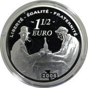 1½ Euros Paul Cézanne, France, 2006 reverse image
