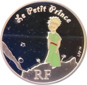 1½ Euros The Little Prince on his planet obverse image