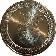 1 Dollar In the name of Elizabeth II; 6th portrait - Brisbane Lions, Australia, 2023 reverse image