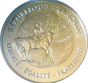 1½ Euros Equestrian obverse image