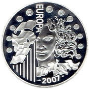 1½ Euro Europa 2007 A380, France, 2007 reverse image