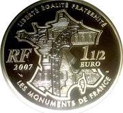 1½ Euros Pont-Neuf obverse image