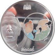 1½ Euros Tintin and the Professor, France, 2007 reverse image