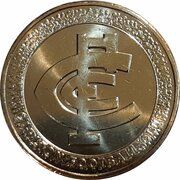 1 Dollar In the name of Elizabeth II; 6th portrait - Carlton Blues, Australia, 2023 reverse image