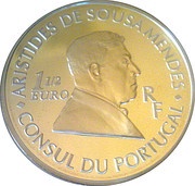 1½ Euros Aristides of Sousa Mendès obverse image