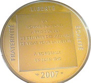 1½ Euros Aristides of Sousa Mendès, France, 2007 reverse image
