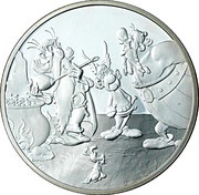1½ Euros Astérix - The Posion, France, 2007 reverse image
