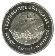 1½ Euro Swimming obverse image