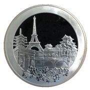 1½ Euros Capitals, France, 2008 reverse image